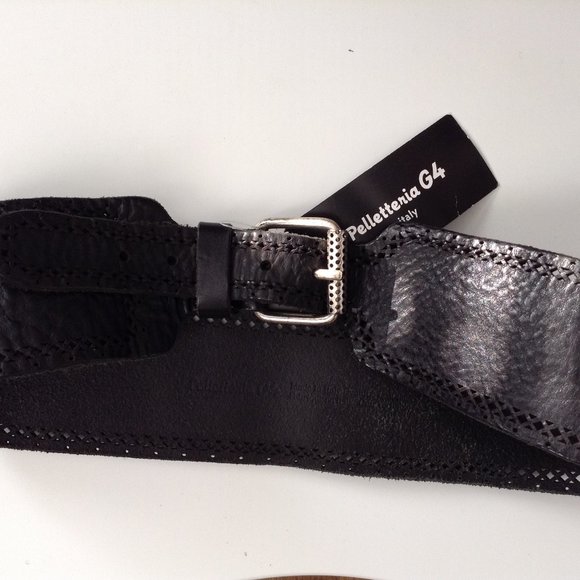 Pelleteria G4 Italian wide leather belt - Picture 1 of 11